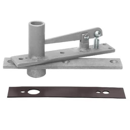 Rixson® Heavy-Duty Long Pivot Pin Center-Hung Top Pivot, Dark Bronze Cover Plate