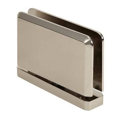 CRL Polished Nickel Prima 01 Series Hinge - Sleek Top/Bottom Mount for Glass Doors