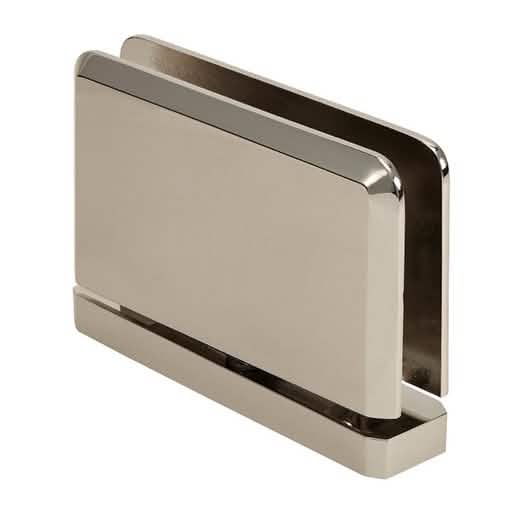 Polished Nickel Senior Prima 01 Hinge for Top/Bottom Mount - Sleek, Durable Design