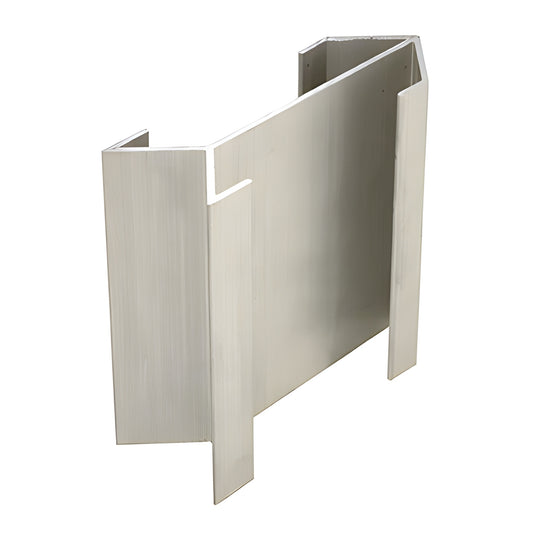 SL572 mill finish aluminum 90 structural silicone glazed corner mullion clip