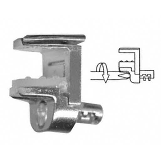 CRL Locking Glass Shelf Support for 1/4" to 3/8" shelves, secure and stylish design.