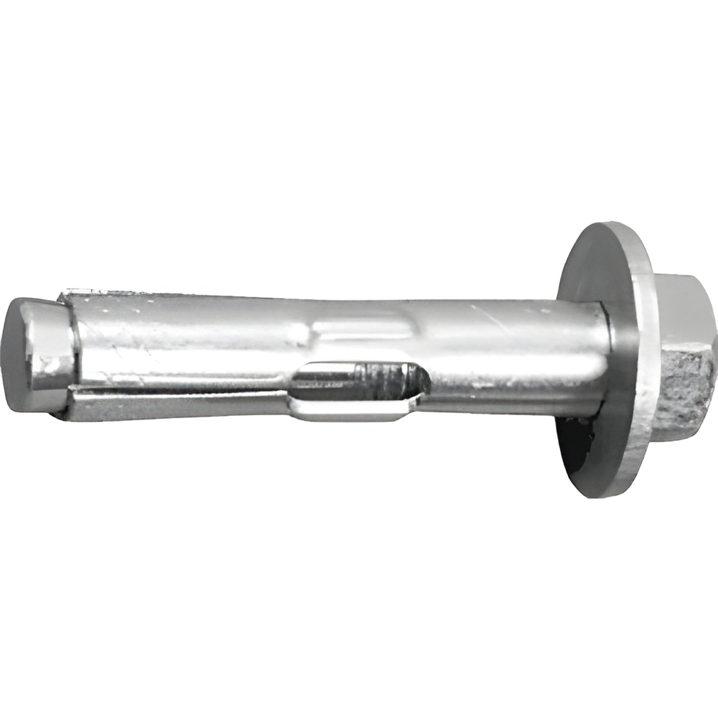 CRL concrete sleeve anchor CA3816 - zinc-plated 3/8-16 hex head with integrated washer for 7/16" hole.