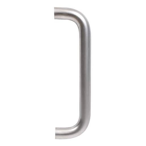 CRL 1" Clear Anodized Solid Pull Handle - 10" with sleek design and durable finish.