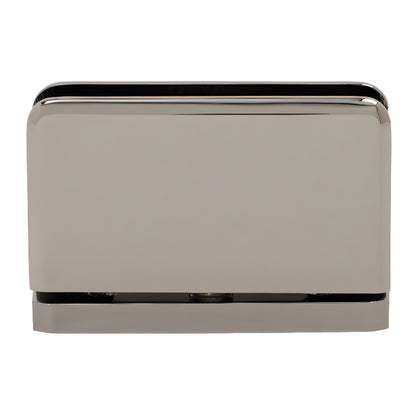 PPH01GM gun metal brass pivot hinge for 8-10mm frameless glass shower doors, beveled edge, self-centering.