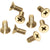 CRL Brass 6x15mm Phillips Flat Head Cover Plate Screws