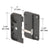 CRL Sliding Screen Door Latch and Pull with 2-5/8" Screw Holes