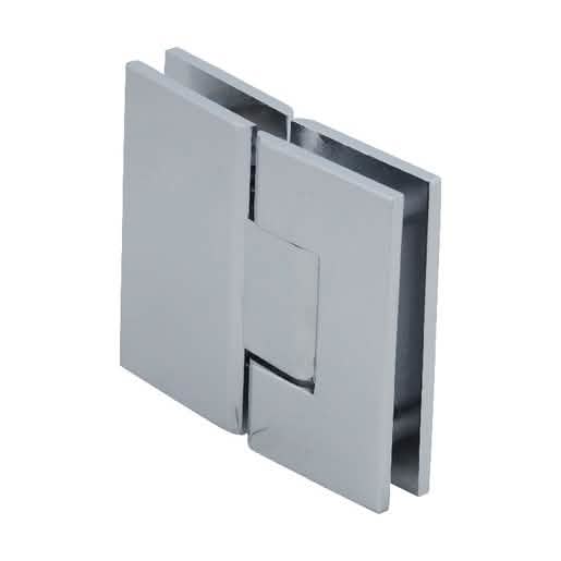 CRL Vienna 580 Glass-to-Glass Hinge, Polished Chrome, 5° Pin, Sleek Bathroom Design