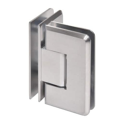 CRL Brushed Chrome 092 Series 90º Glass-to-Glass Hinge for Shower Door