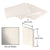 CRL 2" x 2" x 1/4" Super Duty Shipping Pads - Heavy-Duty Protective Pads