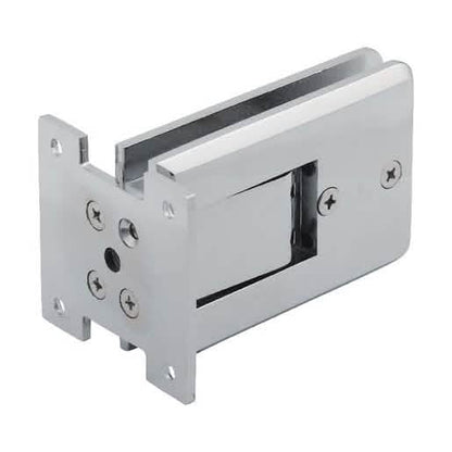CRL Polished Chrome Atlas Glass Door Hinge - Sleek, durable, premium finish for modern doo