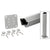 CRL Metallic Silver 48in 135° Surface Post Kit — Fits 200/300/350/400