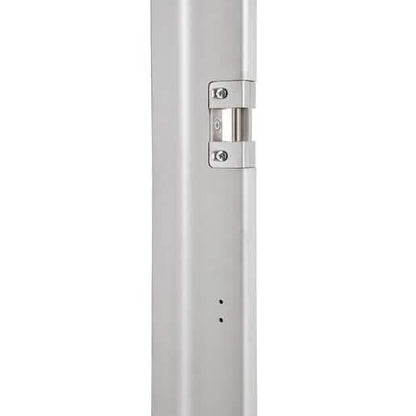 CRL Satin Aluminum Jackson 896 Mullion for 2095 Rim Panic Exit Device, Removable Design