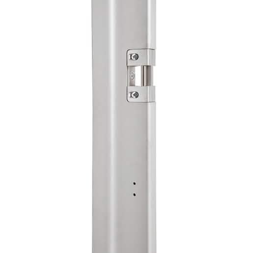 CRL Satin Aluminum Jackson 896 Mullion for 2095 Rim Panic Exit Device, Removable Design