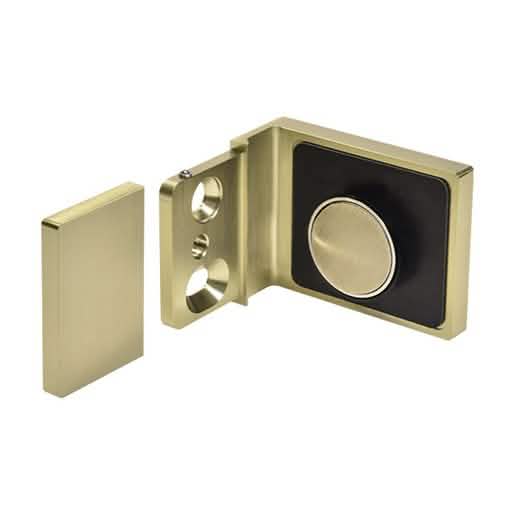 CRL Brushed Bronze Lugano Wall Mount Bracket - Sleek, Durable, Modern Bathroom Fixture.