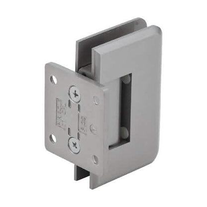 "CRL Brushed Nickel Pinnacle 074 Wall Mount Hinge with Short Back Plate - Elegant & Durabl