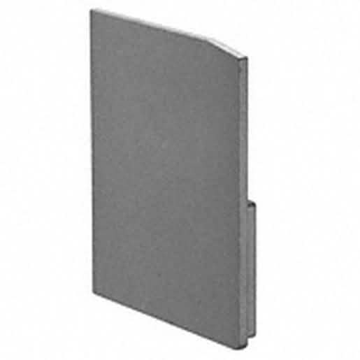 CRL702 Series Top Track Wall Mount Kit End Cap - Durable, sleek finish for easy installati