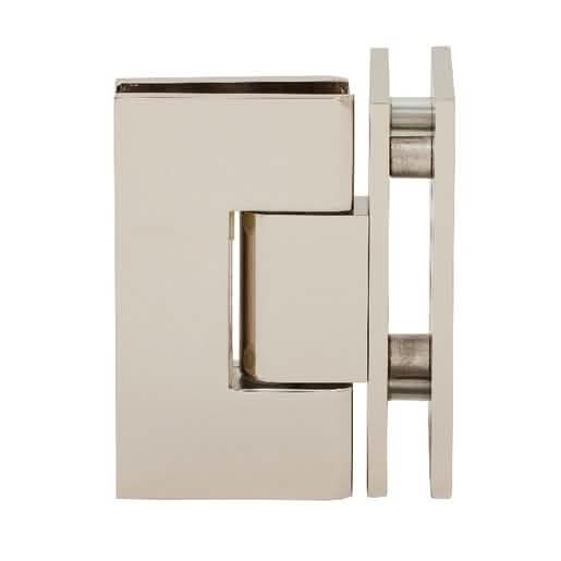 CRL Polished Nickel Vienna 092 Series 90° Glass Hinge for Sleek Modern Doors