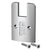 CRL Brushed Stainless Steel Low-Profile End Cap with Screws