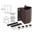 CRL Matte Bronze 135° Outside Fascia Mount Railing Bracket