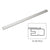 CRL 36 in Satin Extruded Aluminum Door Bumper Bar