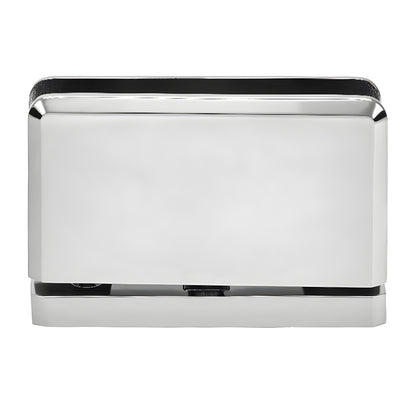 PPH01CH polished chrome Prima pivot hinge for 8-10mm frameless glass shower doors, brass, self-centering