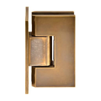 Vintage Brass Vienna 037 Series Wall Mount Hinge with Full Back Plate - CRL Image 2