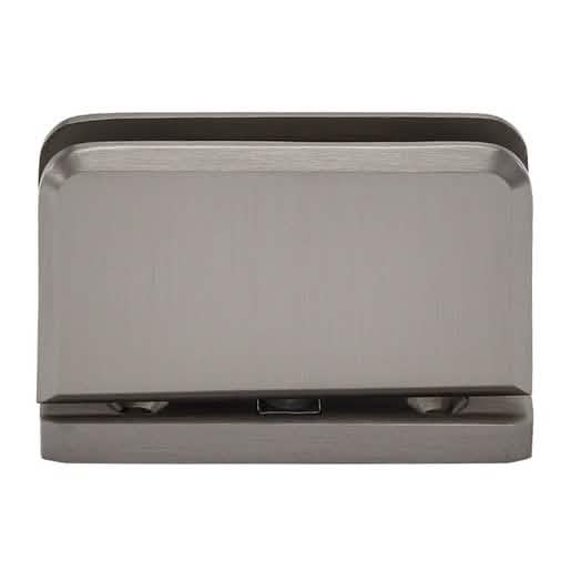 CRL Brushed Nickel Junior Prima 01 Series Hinge - Top/Bottom Mount, Sleek Design