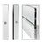CRL Polished Stainless Steel 4 in Split Square End Cap - Replacement