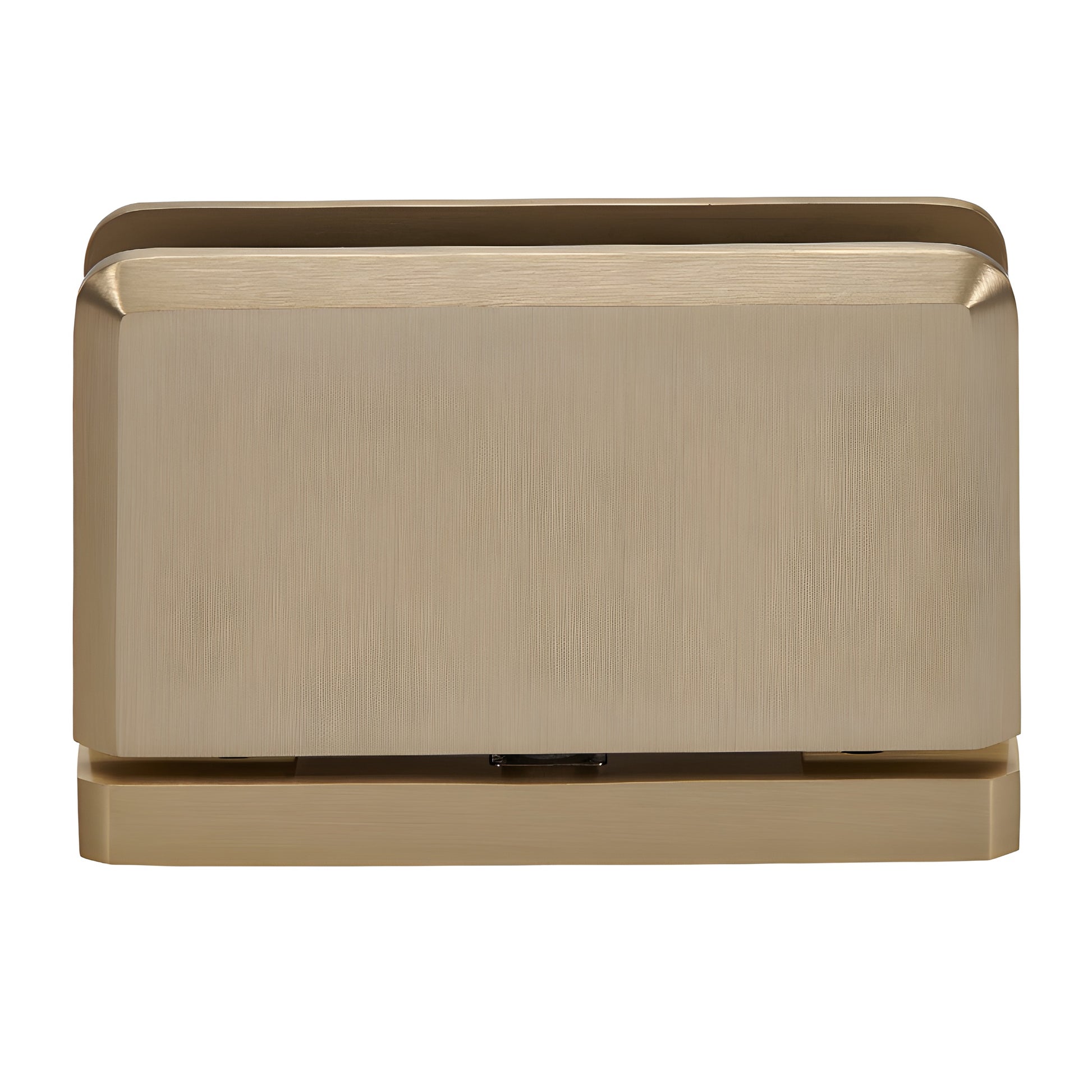 Brushed bronze solid brass pivot hinge for 5/16-3/8 in tempered glass (PPH01BBRZ)