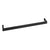 CRL 24 in Matte Black U-Shaped Bathroom Towel Bar (Hollow)