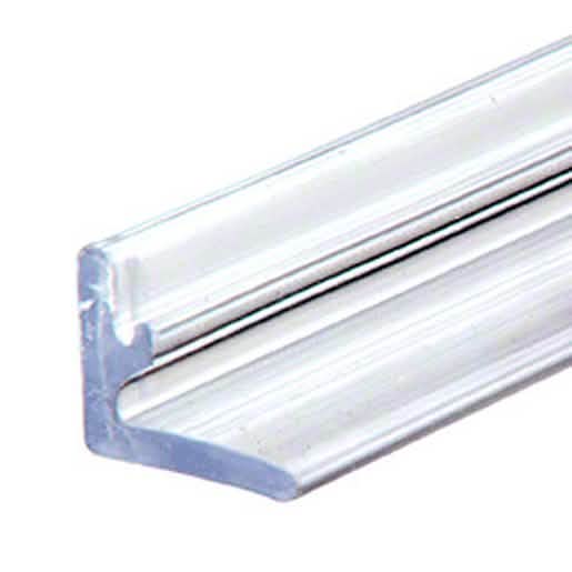 CRL 80" Clear Plastic L-Seal for Shower Sliders - Set of 2,  Replacement Strip