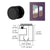CRL Matte Black Edge Grip Clamp for 1/2" Glass