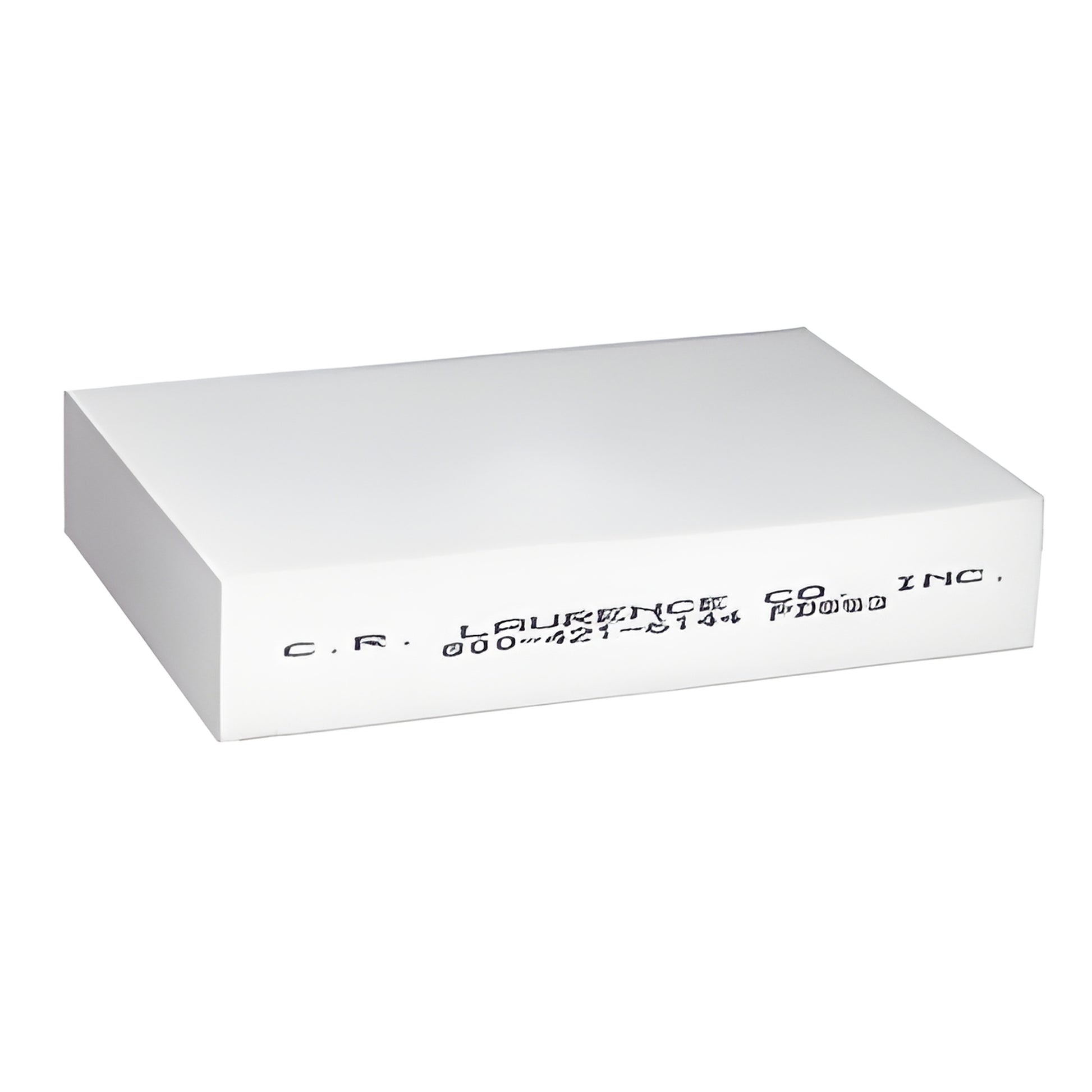 White rectangular 100-grit stone (PDSS3) for sharpening production diamond drills.