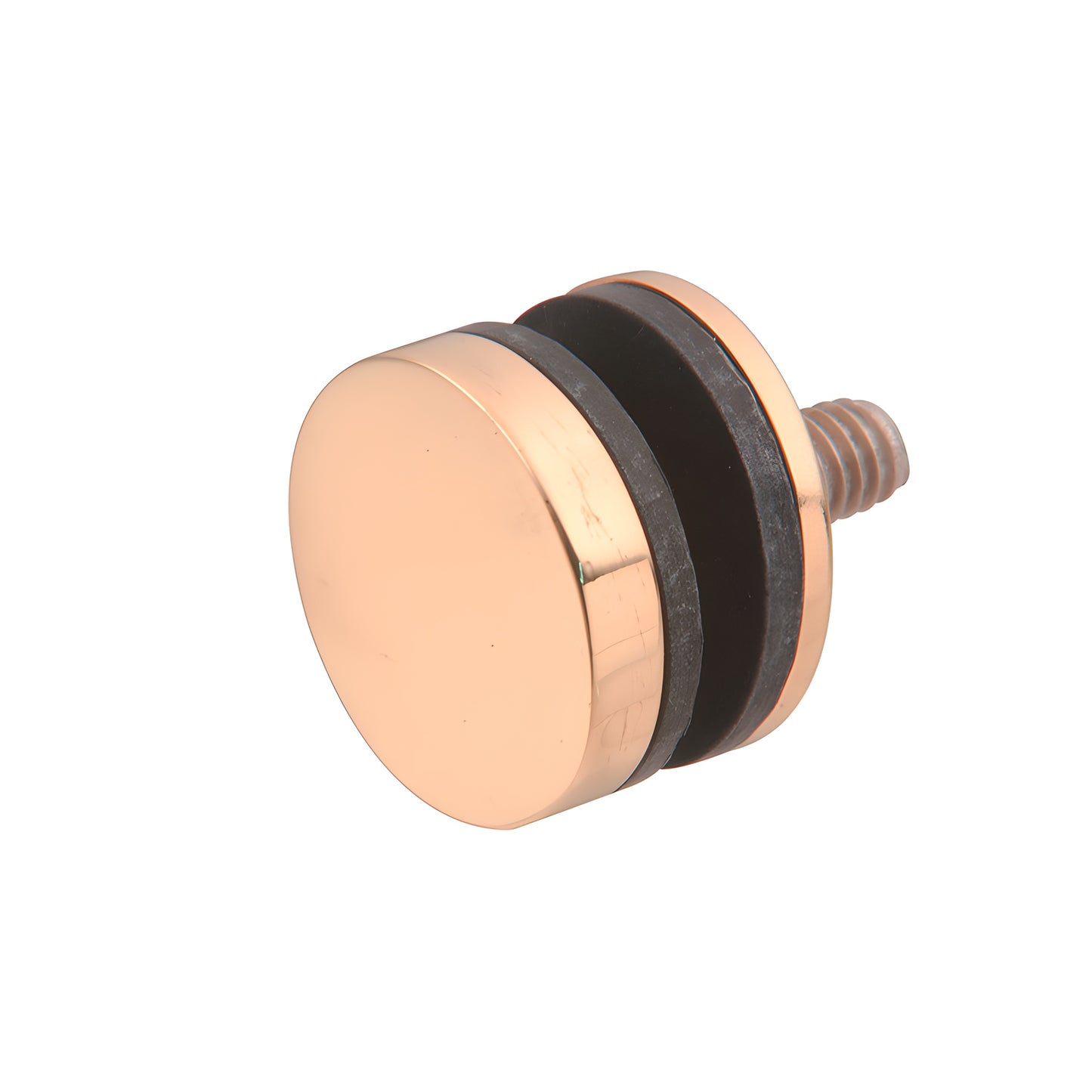 Polished brass replacement washer/stud (cap 1-1/4") for single-sided commercial door pull, SKU F40SKBR.
