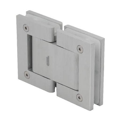 CRL Satin Anodized Vernon Oil Dynamic 180° Glass Hinge - Sleek design, durable finish