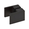 SDK1800RB back-to-back square paddle shower knob in oil-rubbed bronze, brass glass-mount handle for frameless doors