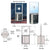 CRL Satin Anodized Rotating Pass-Through Service Window