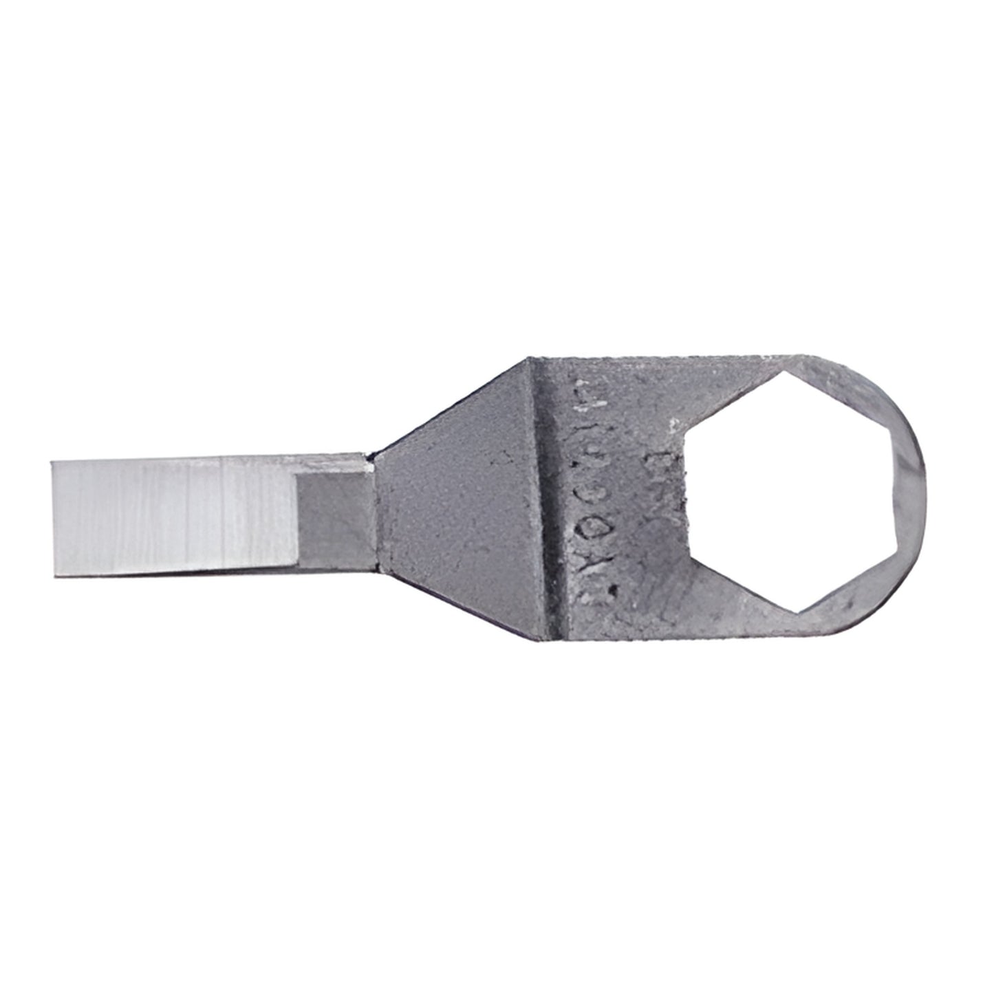 AKB200 1 in straight Wildcat replacement blade, tempered steel with six-sided mounting hole