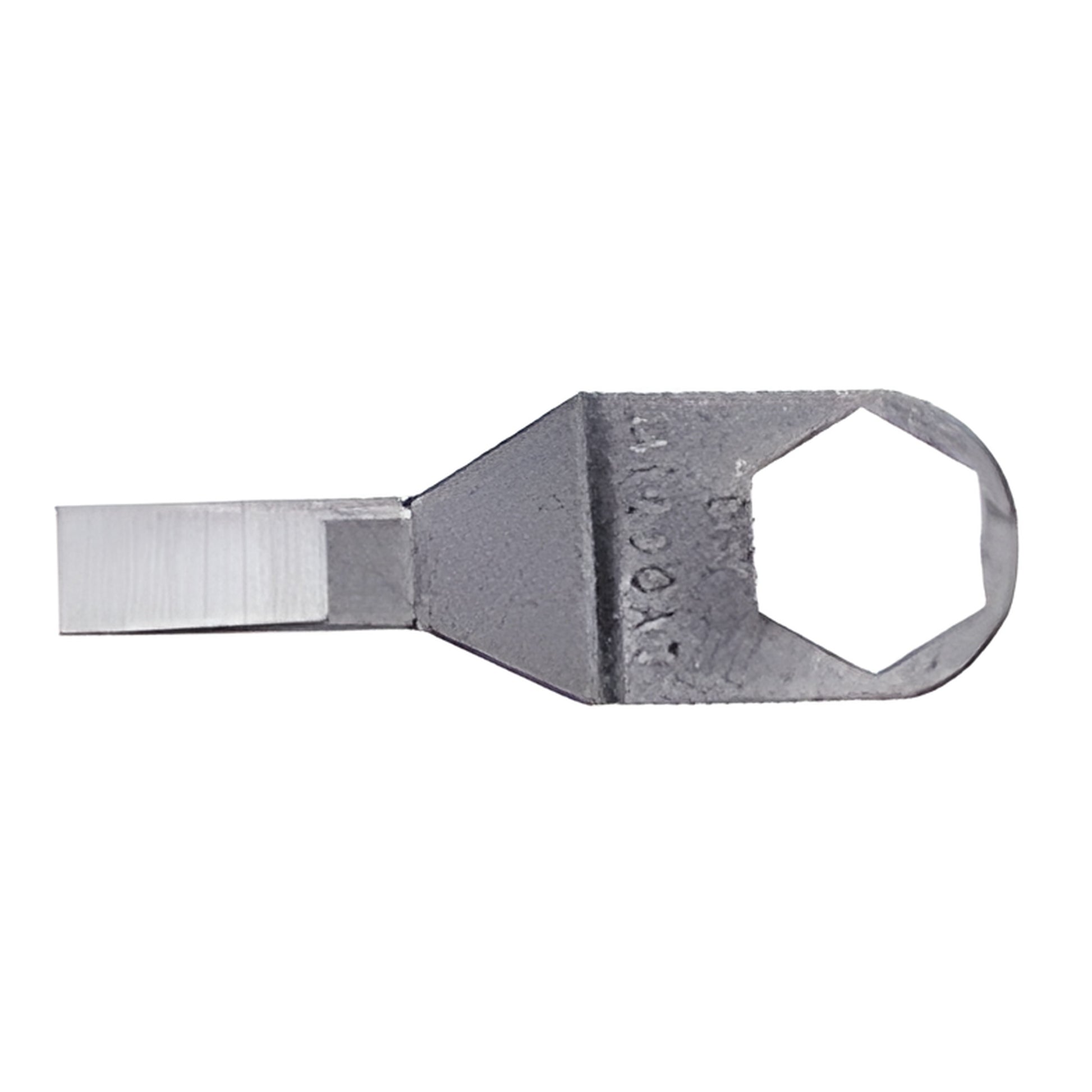 AKB200 1 in straight Wildcat replacement blade, tempered steel with six-sided mounting hole