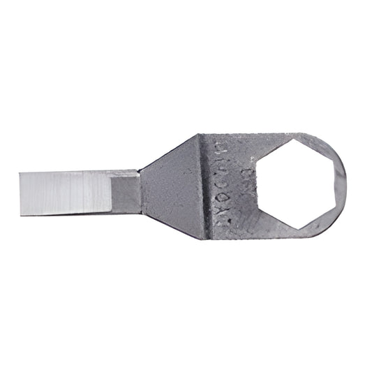 AKB200 1 in straight Wildcat replacement blade, tempered steel with six-sided mounting hole