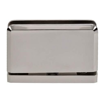 CRL Polished Nickel Prima 01 Hinge: Top/Bottom Mount, Sleek Design for Frameless Doors