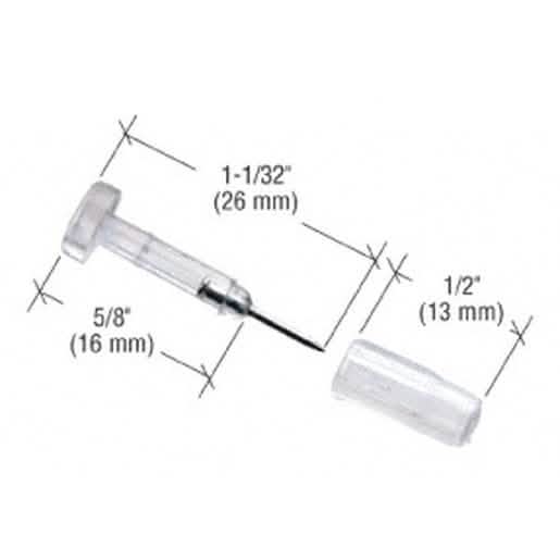 CRL 1-1/32\" Window Grid Retainers Pins - Durable, Easy Install, Carded Pack