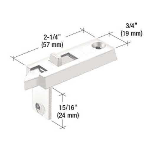 CRL White Tilt Window Latch for Better Bilt - Durable, Easy Install, Perfect Fit