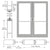 CRL-U.S. Aluminum Series 400 Offset Pivot Entry Doors, Clear Anodized