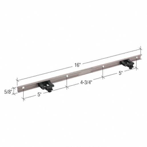 CRL Truth® Steel Awning Operator Track with Slider Guides - Durable and Efficient