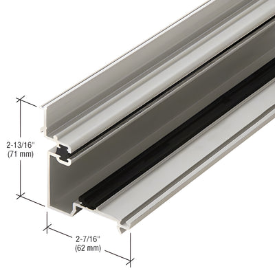 CRL-U.S. Aluminum Door Jamb Pressure Bar 24'2" Thermally Improved