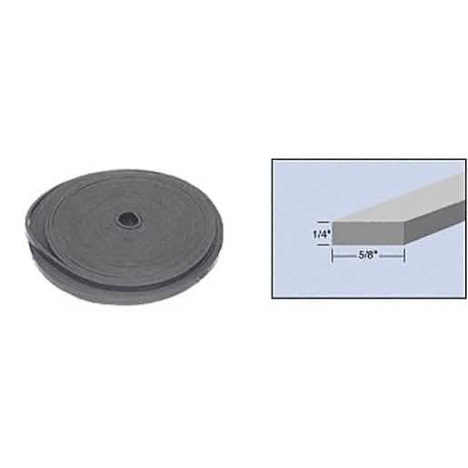 CRL 1/4" x 5/8" Neoprene Setting Block Material 100' Roll - Bulk, Durable, Versatile