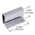 CRL Chrome Finger-Grip Strike Plate — Replacement Door Strike