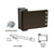 CRL Dark Bronze Right-Hand Universal Push-Pull Paddle Door Handle