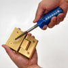 CRL SDH7D compact blue multi-bit shower door hardware driver with 7 bits (hex, Phillips, slotted)